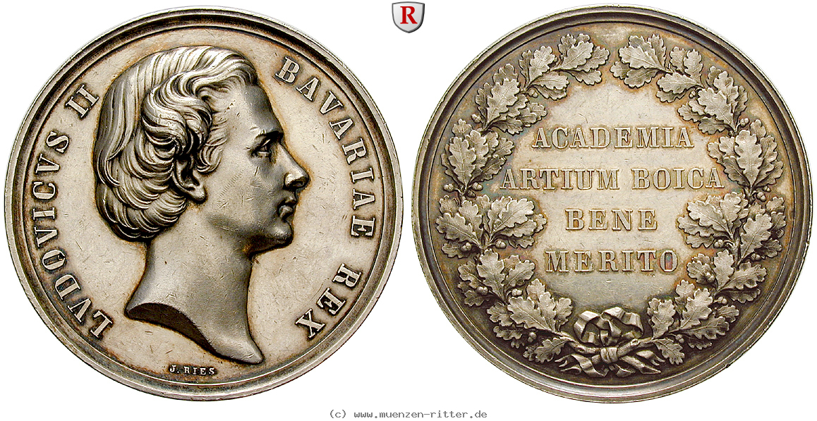 Klicken Sie auf das Bild um es auf Ihrem Rechner zu speichern bayern-ludwig-ii-silbermedaille/51780.jpg