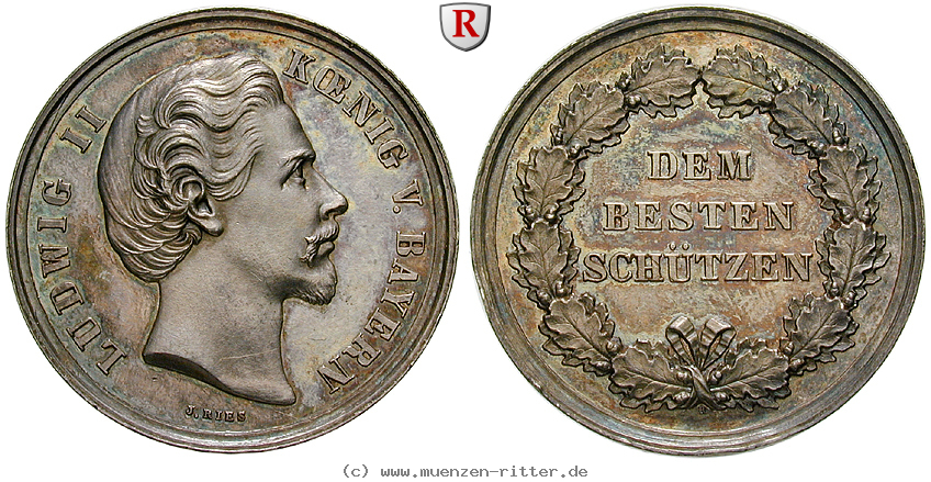 Klicken Sie auf das Bild um es auf Ihrem Rechner zu speichern bayern-ludwig-ii-silbermedaille/95737.jpg