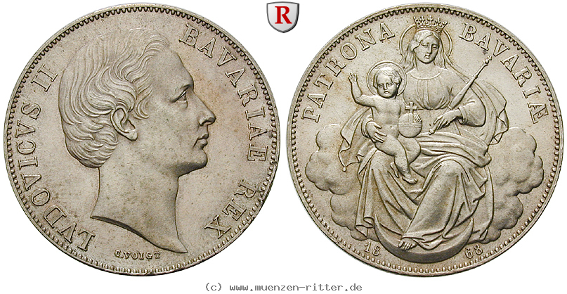Klicken Sie auf das Bild um es auf Ihrem Rechner zu speichern bayern-ludwig-ii-vereinstaler/26850.jpg