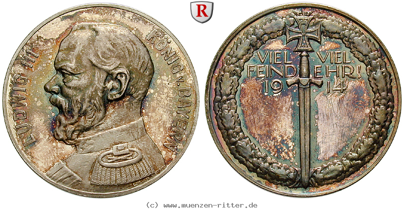 Klicken Sie auf das Bild um es auf Ihrem Rechner zu speichern bayern-ludwig-iii-silbermedaille/35177.jpg