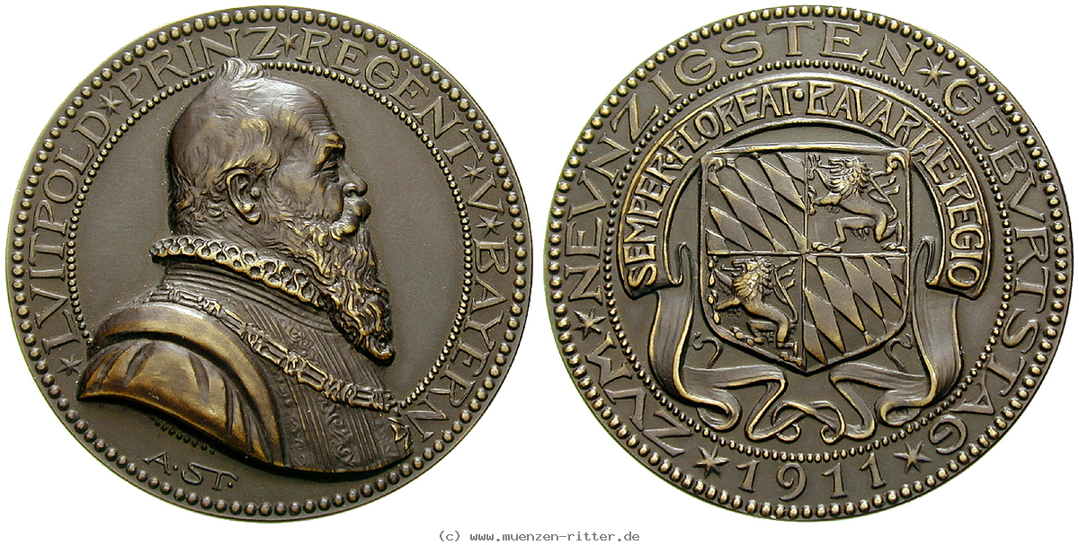 Klicken Sie auf das Bild um es auf Ihrem Rechner zu speichern bayern-luitpold-prinzregent-bronzemedaille/49966.jpg