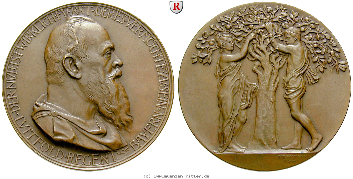 Klicken Sie auf das Bild um es auf Ihrem Rechner zu speichern bayern-luitpold-prinzregent-bronzemedaille/51867.jpg