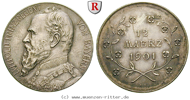 Klicken Sie auf das Bild um es auf Ihrem Rechner zu speichern bayern-luitpold-prinzregent-silbermedaille/45734.jpg