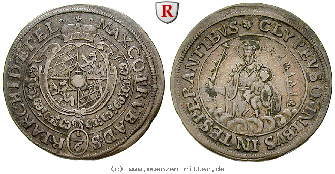 bayern-maximilian-i-1-6-taler/29508.jpg