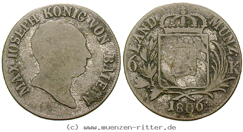 Klicken Sie auf das Bild um es auf Ihrem Rechner zu speichern bayern-maximilian-i-joseph-6-kreuzer/eadt2273.jpg