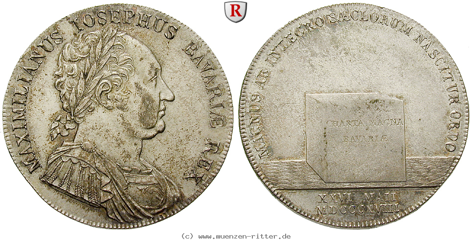 Klicken Sie auf das Bild um es auf Ihrem Rechner zu speichern bayern-maximilian-i-joseph-konventionstaler/47088.jpg