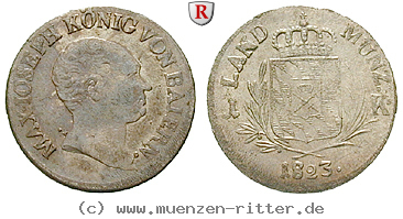 Klicken Sie auf das Bild um es auf Ihrem Rechner zu speichern bayern-maximilian-i-joseph-kreuzer/35928.jpg