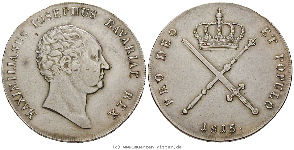 Klicken Sie auf das Bild um es auf Ihrem Rechner zu speichern bayern-maximilian-i-joseph-kronentaler/18672.jpg