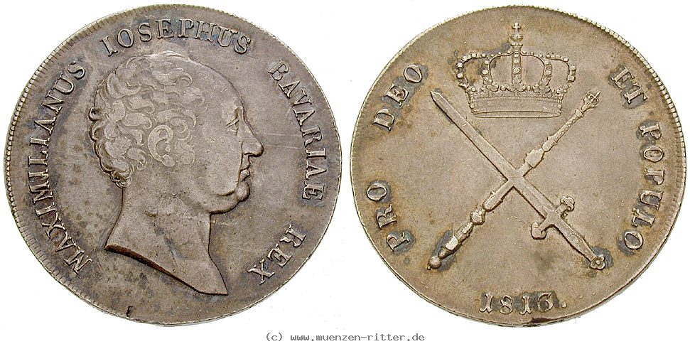 Klicken Sie auf das Bild um es auf Ihrem Rechner zu speichern bayern-maximilian-i-joseph-kronentaler/19141.jpg