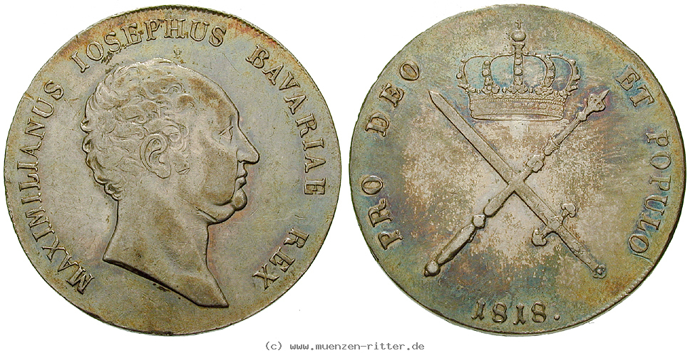 Klicken Sie auf das Bild um es auf Ihrem Rechner zu speichern bayern-maximilian-i-joseph-kronentaler/22421.jpg