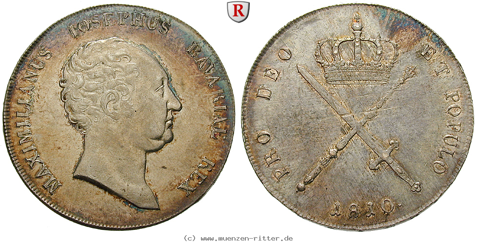 Klicken Sie auf das Bild um es auf Ihrem Rechner zu speichern bayern-maximilian-i-joseph-kronentaler/58946.jpg