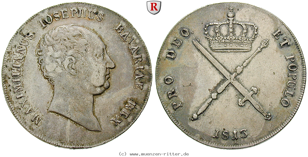 Klicken Sie auf das Bild um es auf Ihrem Rechner zu speichern bayern-maximilian-i-joseph-kronentaler/73974.jpg