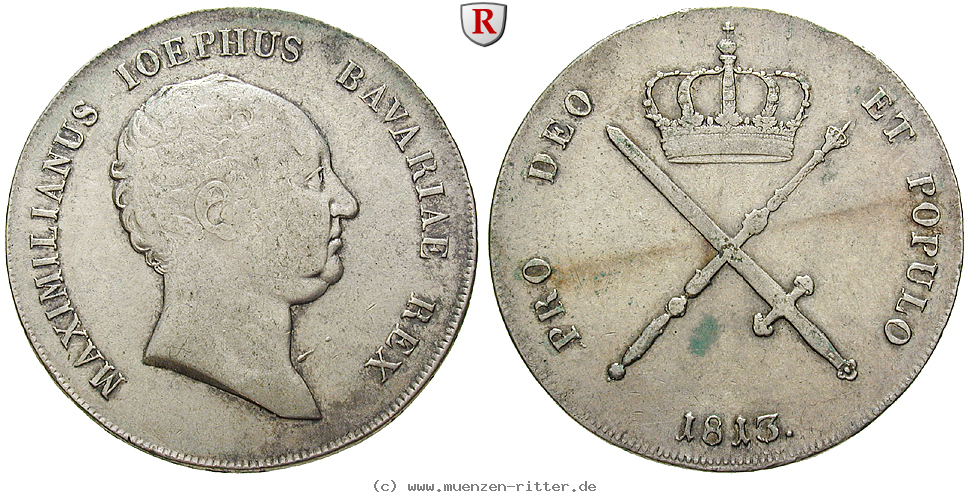 Klicken Sie auf das Bild um es auf Ihrem Rechner zu speichern bayern-maximilian-i-joseph-kronentaler/83636.jpg