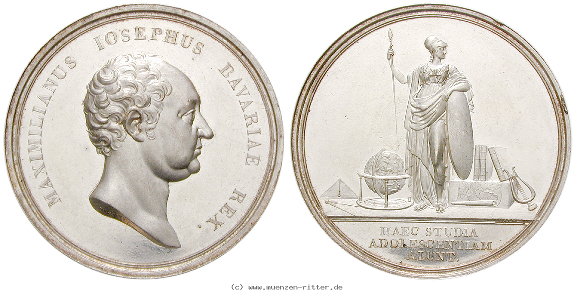 Klicken Sie auf das Bild um es auf Ihrem Rechner zu speichern bayern-maximilian-i-joseph-silbermedaille/24078.jpg