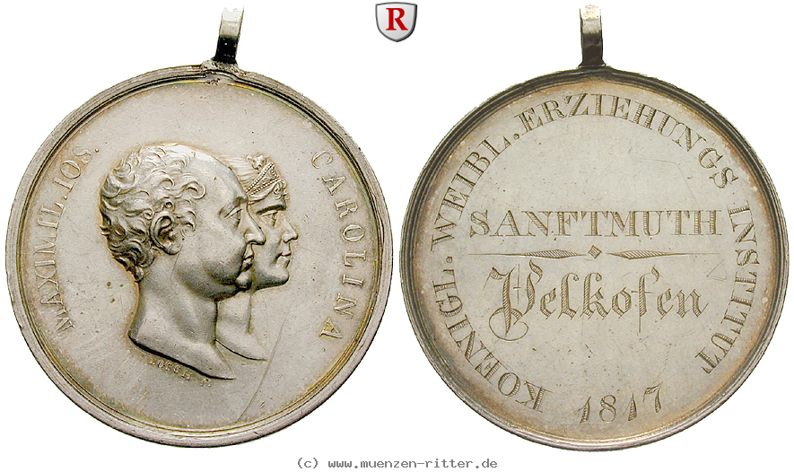 Klicken Sie auf das Bild um es auf Ihrem Rechner zu speichern bayern-maximilian-i-joseph-silbermedaille/51859.jpg