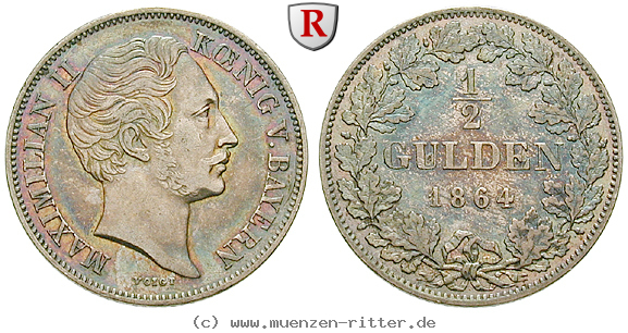 bayern-maximilian-ii-1-2-gulden/72812.jpg