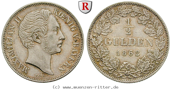 bayern-maximilian-ii-1-2-gulden/89178.jpg