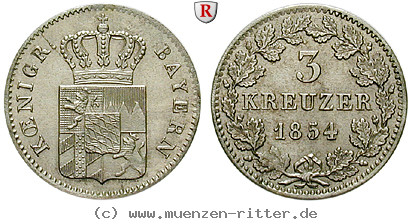 Klicken Sie auf das Bild um es auf Ihrem Rechner zu speichern bayern-maximilian-ii-3-kreuzer/93781.jpg