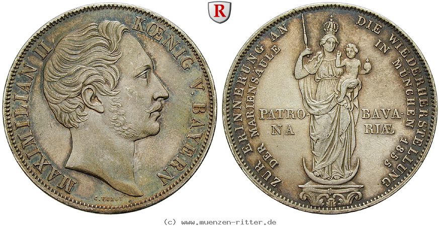 Klicken Sie auf das Bild um es auf Ihrem Rechner zu speichern bayern-maximilian-ii-doppelgulden/102885.jpg