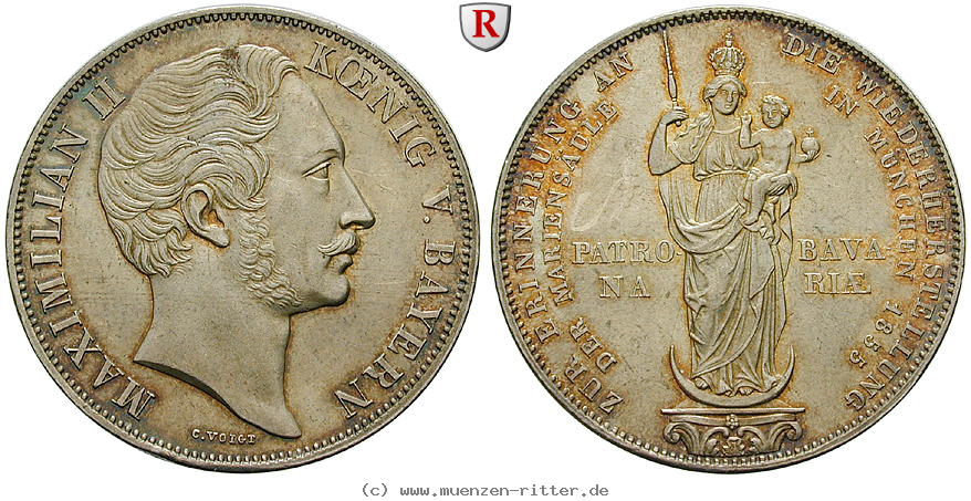 Klicken Sie auf das Bild um es auf Ihrem Rechner zu speichern bayern-maximilian-ii-doppelgulden/35325.jpg