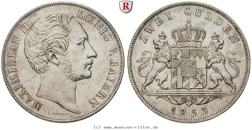 Klicken Sie auf das Bild um es auf Ihrem Rechner zu speichern bayern-maximilian-ii-doppelgulden/82342.jpg