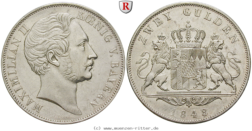 Klicken Sie auf das Bild um es auf Ihrem Rechner zu speichern bayern-maximilian-ii-doppelgulden/82354.jpg