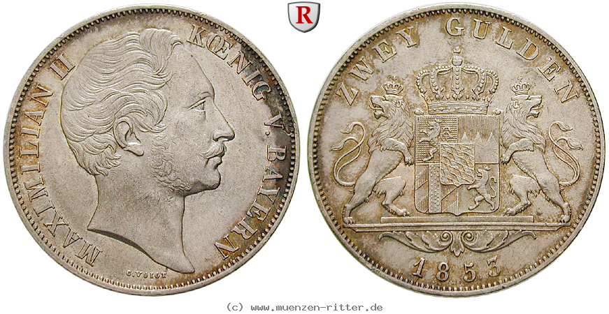 Klicken Sie auf das Bild um es auf Ihrem Rechner zu speichern bayern-maximilian-ii-doppelgulden/84293.jpg