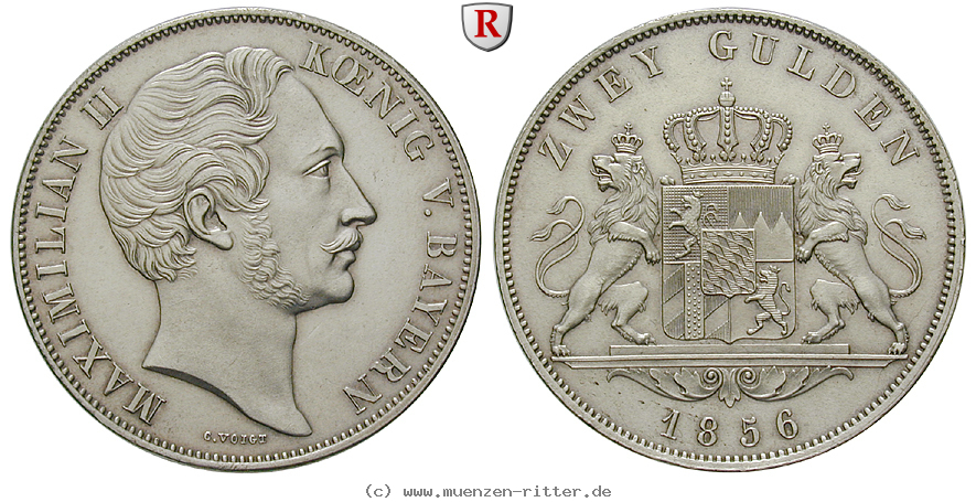 Klicken Sie auf das Bild um es auf Ihrem Rechner zu speichern bayern-maximilian-ii-doppelgulden/85050.jpg
