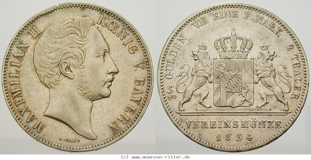 Klicken Sie auf das Bild um es auf Ihrem Rechner zu speichern bayern-maximilian-ii-doppeltaler/34720.jpg
