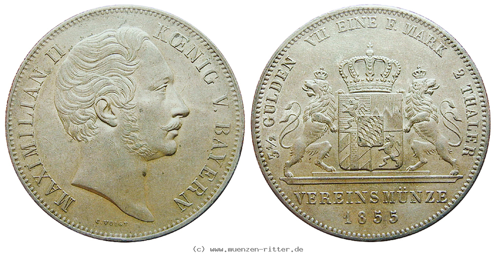 Klicken Sie auf das Bild um es auf Ihrem Rechner zu speichern bayern-maximilian-ii-doppeltaler/48626.jpg