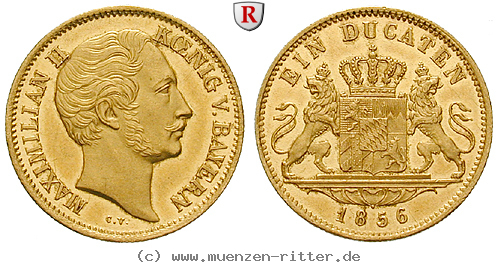 Klicken Sie auf das Bild um es auf Ihrem Rechner zu speichern bayern-maximilian-ii-dukat/52319.jpg