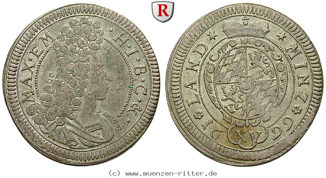 Klicken Sie auf das Bild um es auf Ihrem Rechner zu speichern bayern-maximilian-ii-emanuel-15-kreuzer/100897.jpg