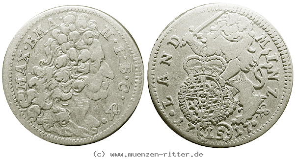 Klicken Sie auf das Bild um es auf Ihrem Rechner zu speichern bayern-maximilian-ii-emanuel-15-kreuzer/48632.jpg