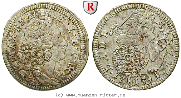 Klicken Sie auf das Bild um es auf Ihrem Rechner zu speichern bayern-maximilian-ii-emanuel-15-kreuzer/94365.jpg