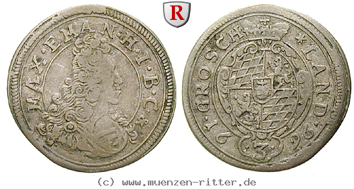 Klicken Sie auf das Bild um es auf Ihrem Rechner zu speichern bayern-maximilian-ii-emanuel-3-kreuzer/36250.jpg