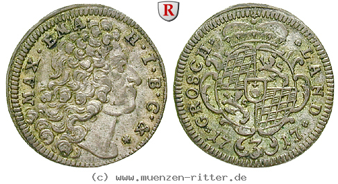 Klicken Sie auf das Bild um es auf Ihrem Rechner zu speichern bayern-maximilian-ii-emanuel-3-kreuzer/76627.jpg