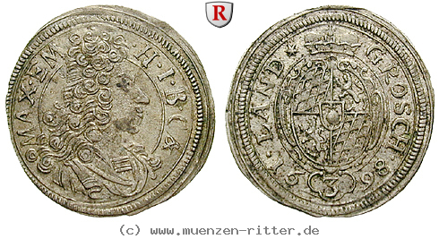 bayern-maximilian-ii-emanuel-3-kreuzer/93796.jpg