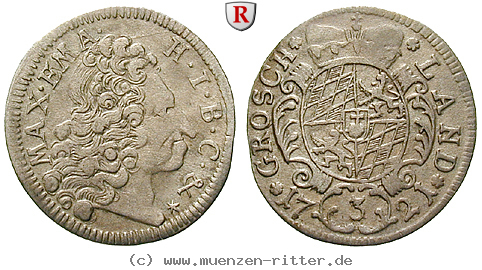 Klicken Sie auf das Bild um es auf Ihrem Rechner zu speichern bayern-maximilian-ii-emanuel-3-kreuzer/93798.jpg