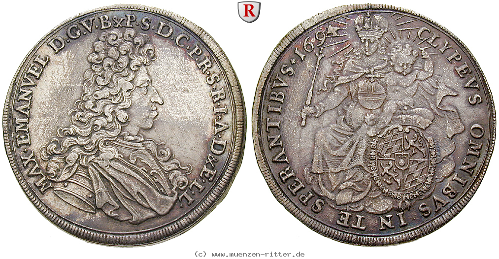Klicken Sie auf das Bild um es auf Ihrem Rechner zu speichern bayern-maximilian-ii-emanuel-reichstaler/84119.jpg