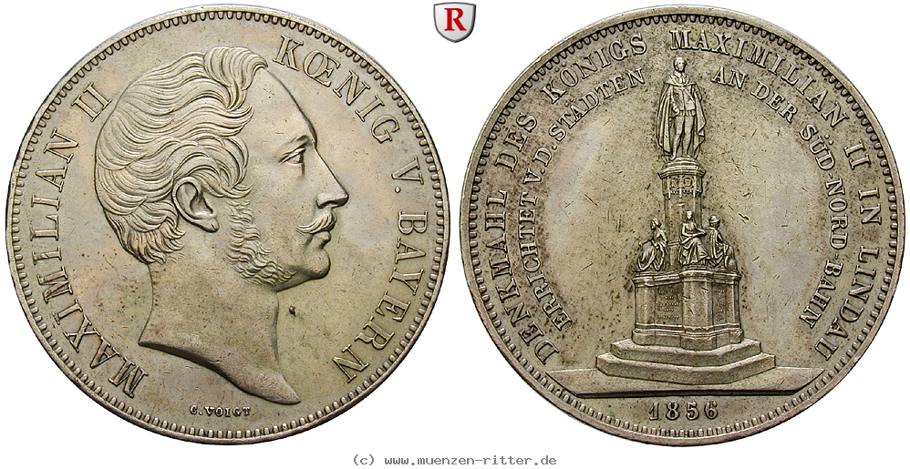 Klicken Sie auf das Bild um es auf Ihrem Rechner zu speichern bayern-maximilian-ii-geschichtsdoppeltaler/25281.jpg