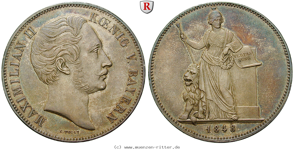 Klicken Sie auf das Bild um es auf Ihrem Rechner zu speichern bayern-maximilian-ii-geschichtsdoppeltaler/51542.jpg