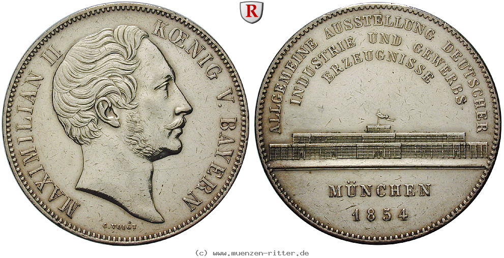 Klicken Sie auf das Bild um es auf Ihrem Rechner zu speichern bayern-maximilian-ii-geschichtsdoppeltaler/93216.jpg