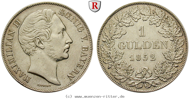 Klicken Sie auf das Bild um es auf Ihrem Rechner zu speichern bayern-maximilian-ii-gulden/93716.jpg