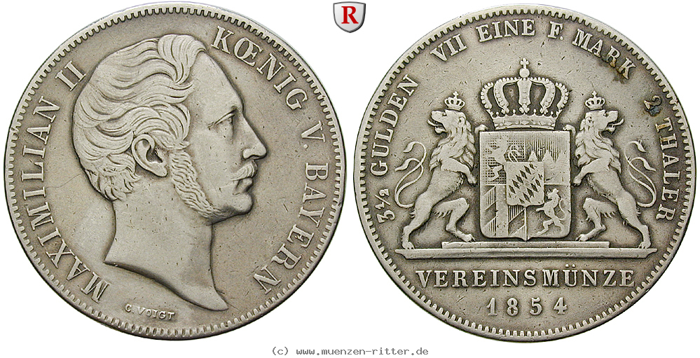 Klicken Sie auf das Bild um es auf Ihrem Rechner zu speichern bayern-maximilian-ii-vereinsdoppeltaler/74663.jpg