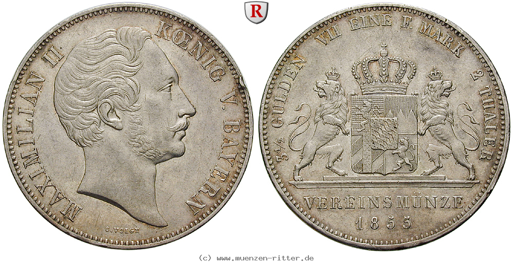 Klicken Sie auf das Bild um es auf Ihrem Rechner zu speichern bayern-maximilian-ii-vereinsdoppeltaler/84295.jpg