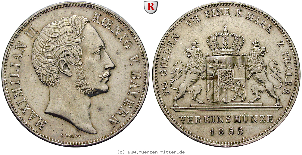 Klicken Sie auf das Bild um es auf Ihrem Rechner zu speichern bayern-maximilian-ii-vereinsdoppeltaler/94109.jpg