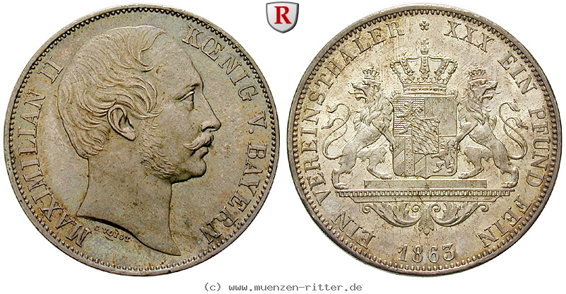 Klicken Sie auf das Bild um es auf Ihrem Rechner zu speichern bayern-maximilian-ii-vereinstaler/47091.jpg