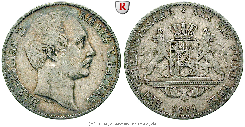 Klicken Sie auf das Bild um es auf Ihrem Rechner zu speichern bayern-maximilian-ii-vereinstaler/66147.jpg