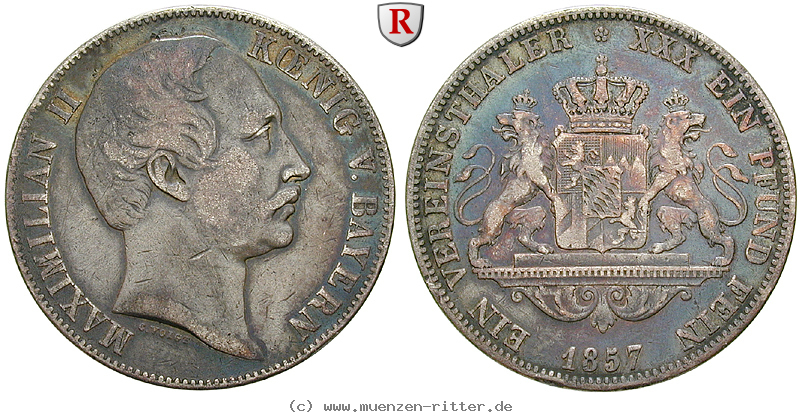 Klicken Sie auf das Bild um es auf Ihrem Rechner zu speichern bayern-maximilian-ii-vereinstaler/94012.jpg