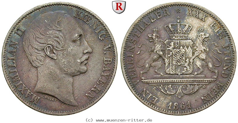 Klicken Sie auf das Bild um es auf Ihrem Rechner zu speichern bayern-maximilian-ii-vereinstaler/94023.jpg